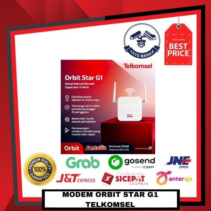 Modem Orbit Star G1 Telkomsel 2 Antena Modem Wifi 4G New Stok