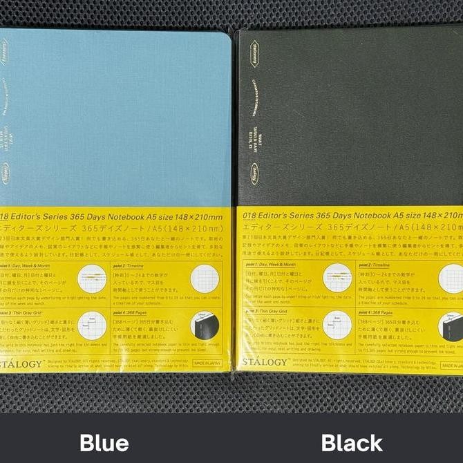 

Stalogy Editor'S Series 365 Days Notebook A5 Full Year Grid 4 Mm Co