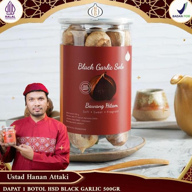 

Bawang Hitam Hsd 500 Gr Premium Spices Qc, 1 Botol