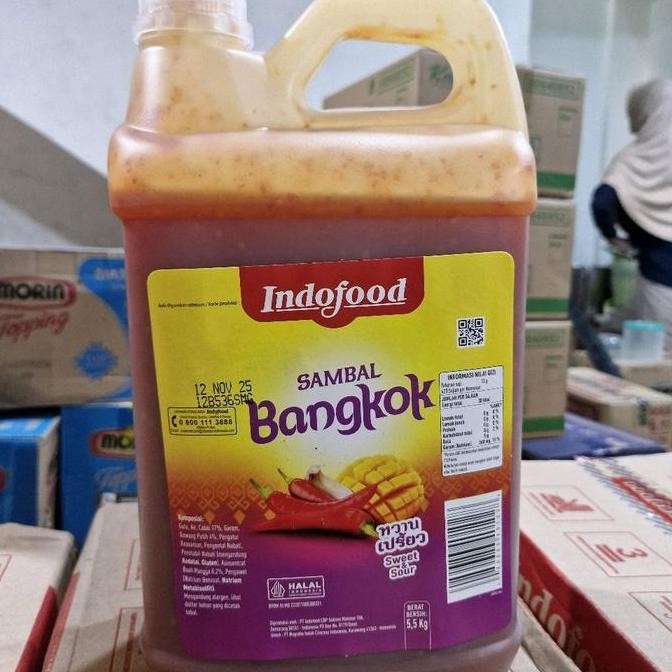 

Sambal Bangkok Indofood 5.7Kg Best Seller Ready Gojek