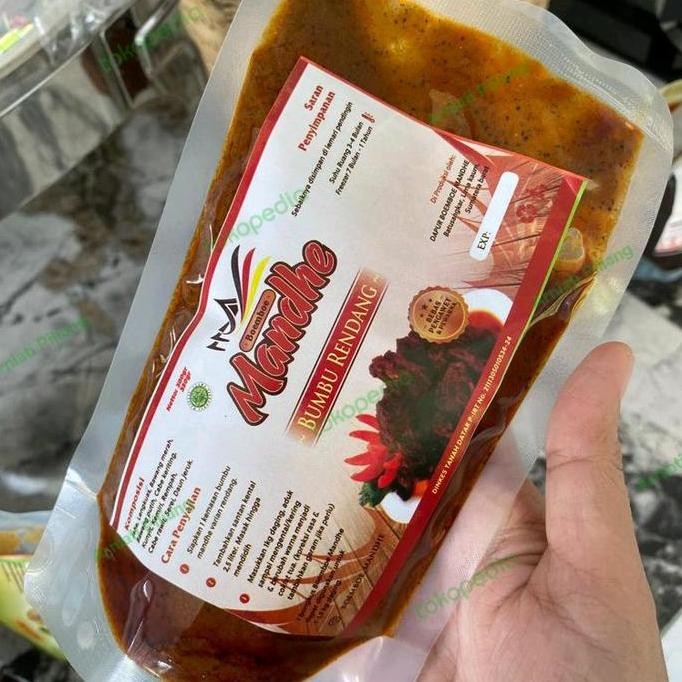 

Bumbu Rendang - Bumbu Instan Otentik Khas Minang "Boemboe Mandhe