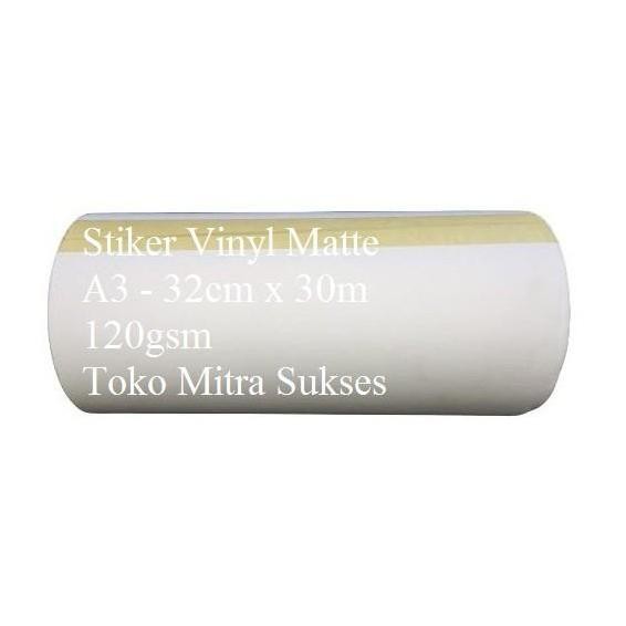 

Stiker Vinyl Matte Inkjet A3+ Roll - 32Cm X 30M Co