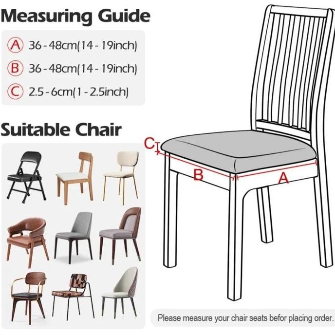 (Allthebest) Sarung Kursi Makan Anti Air/Cover Dudukan kursi Makan Waterproof