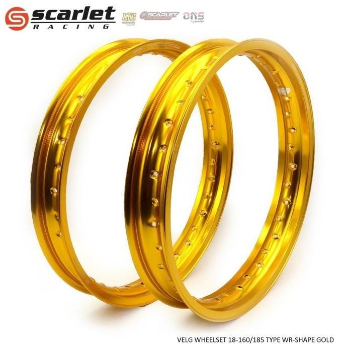 SCARLET RACING Velg Motor Pelek Rim Alloy Ring 18 160 185 WR