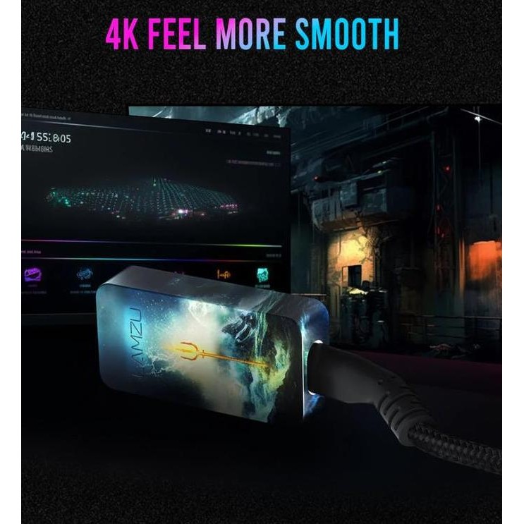 Lamzu 4K Dongle Adapter Polling Rate Receiver Resmi New Stok