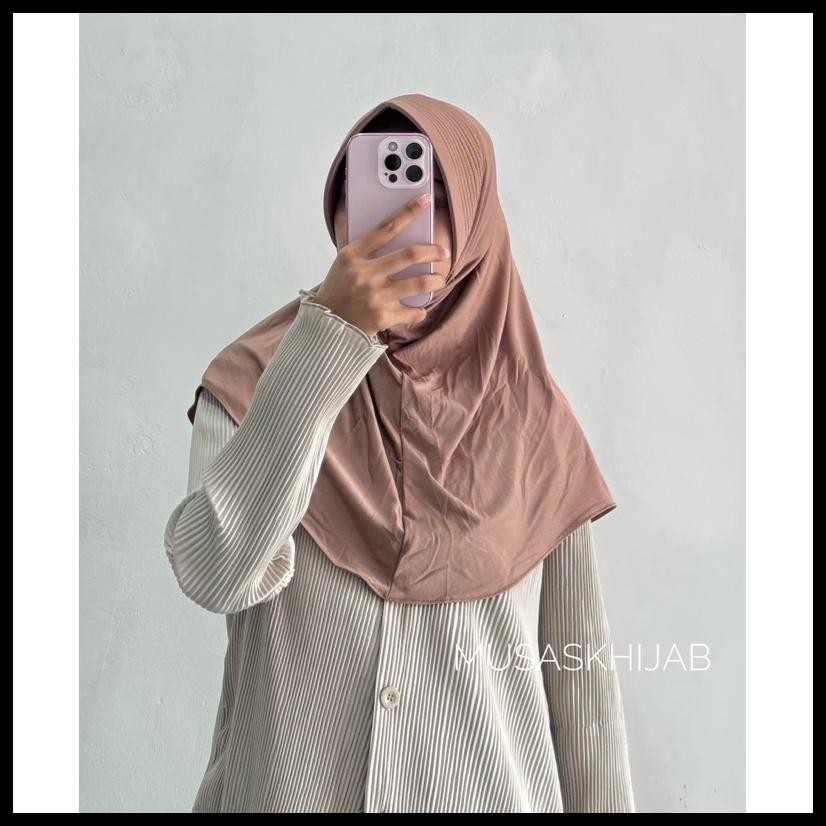 BERGO SPORT M PET BESAR / BERGO SPORT PET BESAR SIZE M / JILBAB SPORT M PET LEBAR