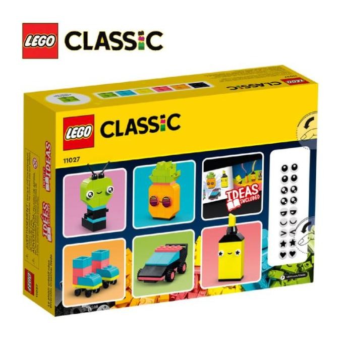 LEGO Classic 11027 Creative Neon Fun - Lego Classic Kreatif