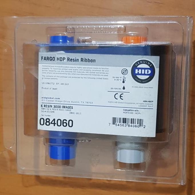 

Fargo Hdp Resin Ribbon 084060 Original New Stok