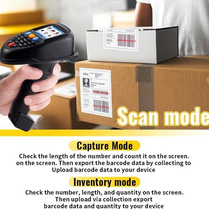 Bar Scanner Pdt 2D Wireless Inventory Management Cashcow Rf8000 New Stok