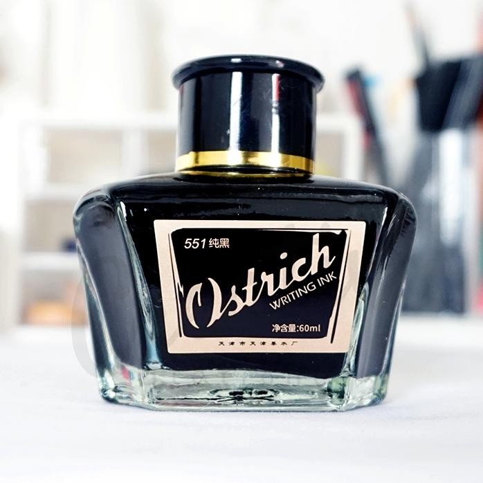 

Ostrich Fountain Pen Ink Office Grade 60 ML Refill Tinta Pena