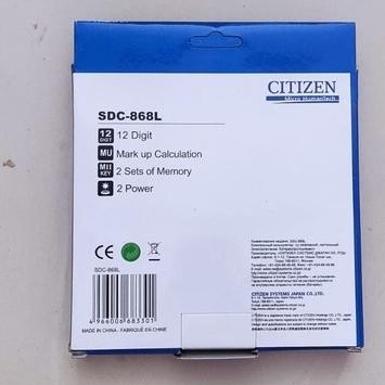 

Kalkulator Citizen SDC-868L / Calculator / Alat Hitung 12 digit