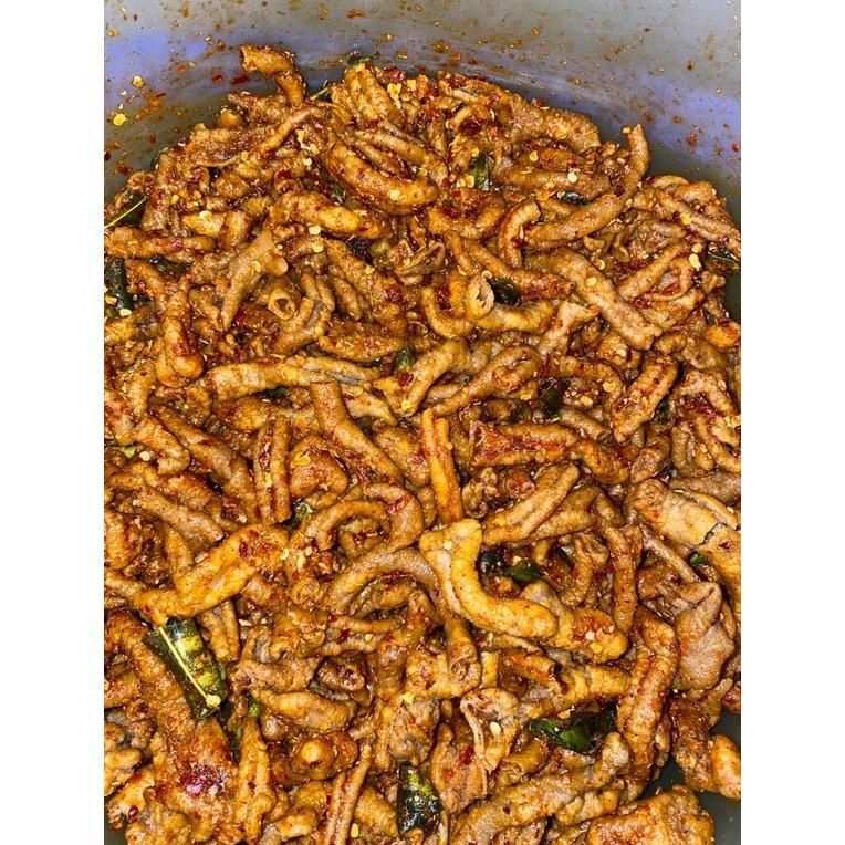 

Usus Ayam Krispi Pedas Daun Jeruk Renyah Gurih 1/2 Kg