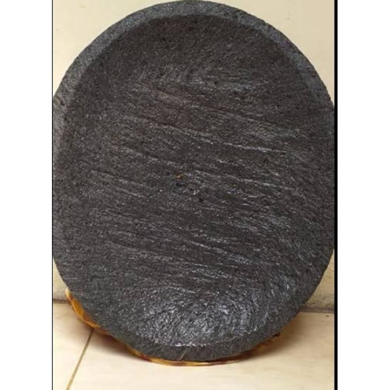 Cobek Pahat Batu Asli//Cobek Padang //Cobek Lonjong + Ulekan