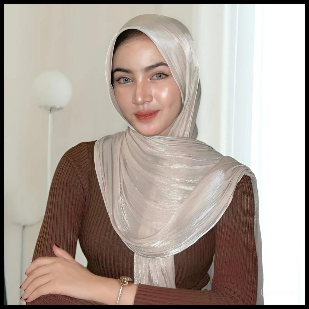 PASHMINA SHIMMER SILK PREMIUM / PASMINA SHIMMER SILK / SHIMMER SILK ARABIAN