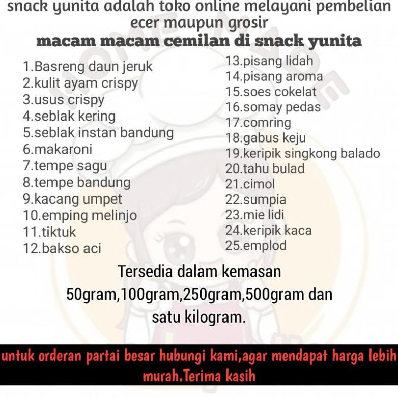 

keripik kulit crispy pedas daun jeruk 250 gram