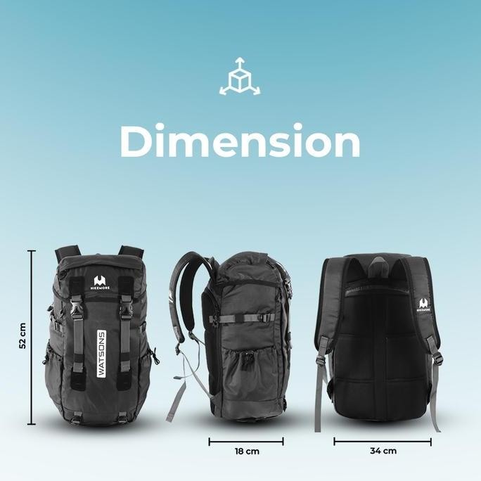 Murah Tas Ransel Daypack Travelling Hikemore Watsons