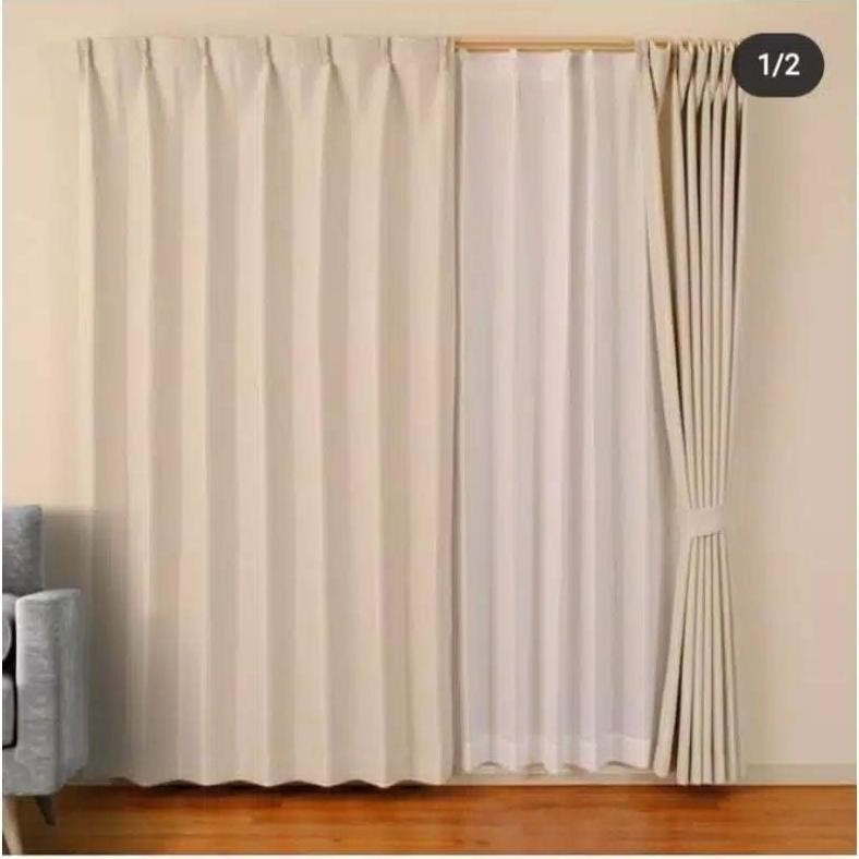 Gorden plisket blackout polos cantolan kawat S