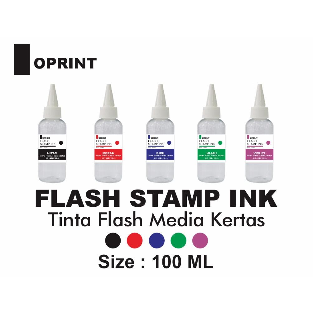 

Tinta Stempel Flash Media KERTAS Size 100 ml