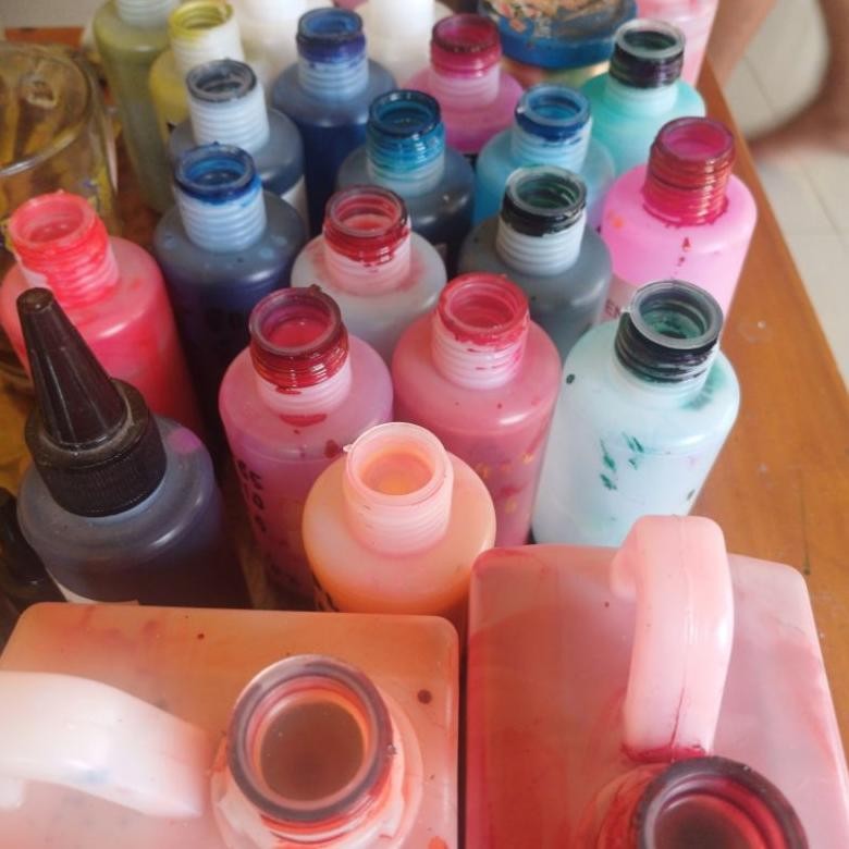 

Tinta 10 ml + stempel manual/pad/bak + cleaner, media kaca, Logam, keramik