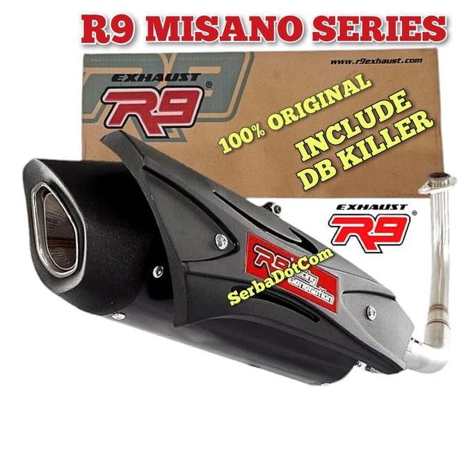 Knalpot R9 Misano Adv Pcx Aerox Nmax Old New Vario 125 150 Original Terlaris