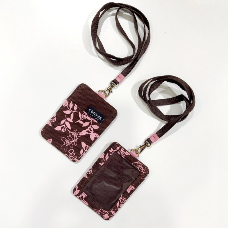 

ID Lanyard Leaf Pink Canvas Living