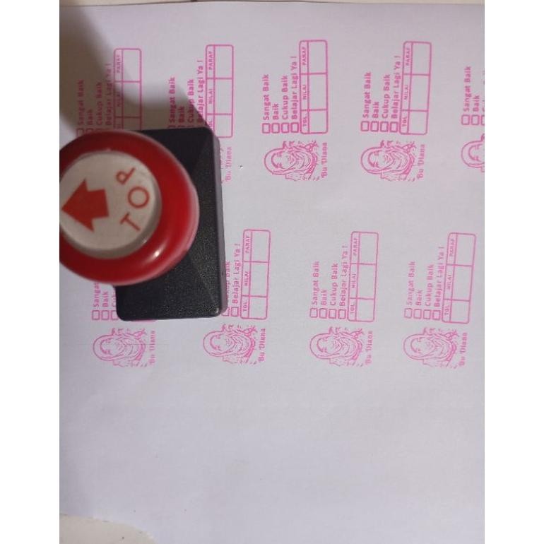 

[Free Custom Foto] Stempel Nilai Guru / Penilaian / Koreksi / Checked