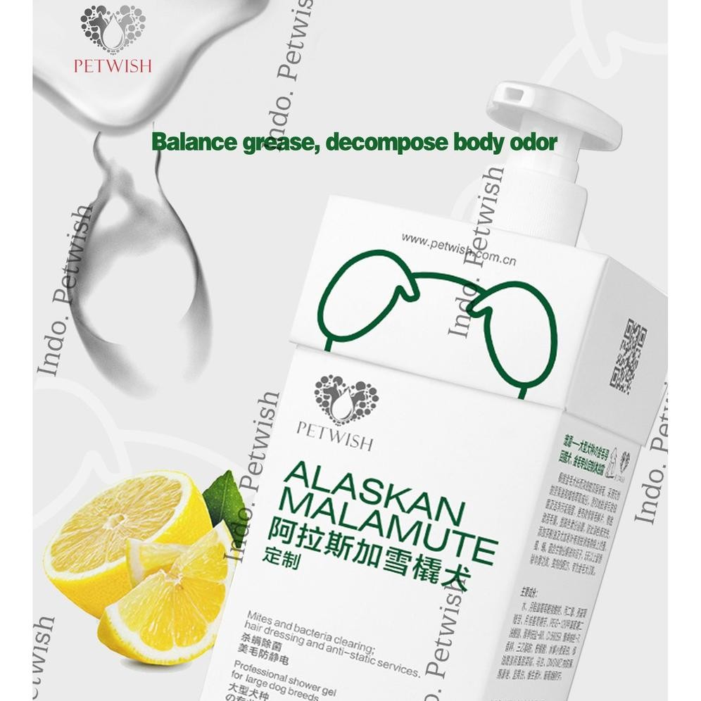 Petwish Shampoo Anjing 750ML - Alaskan Malamute - Dog Shampoo