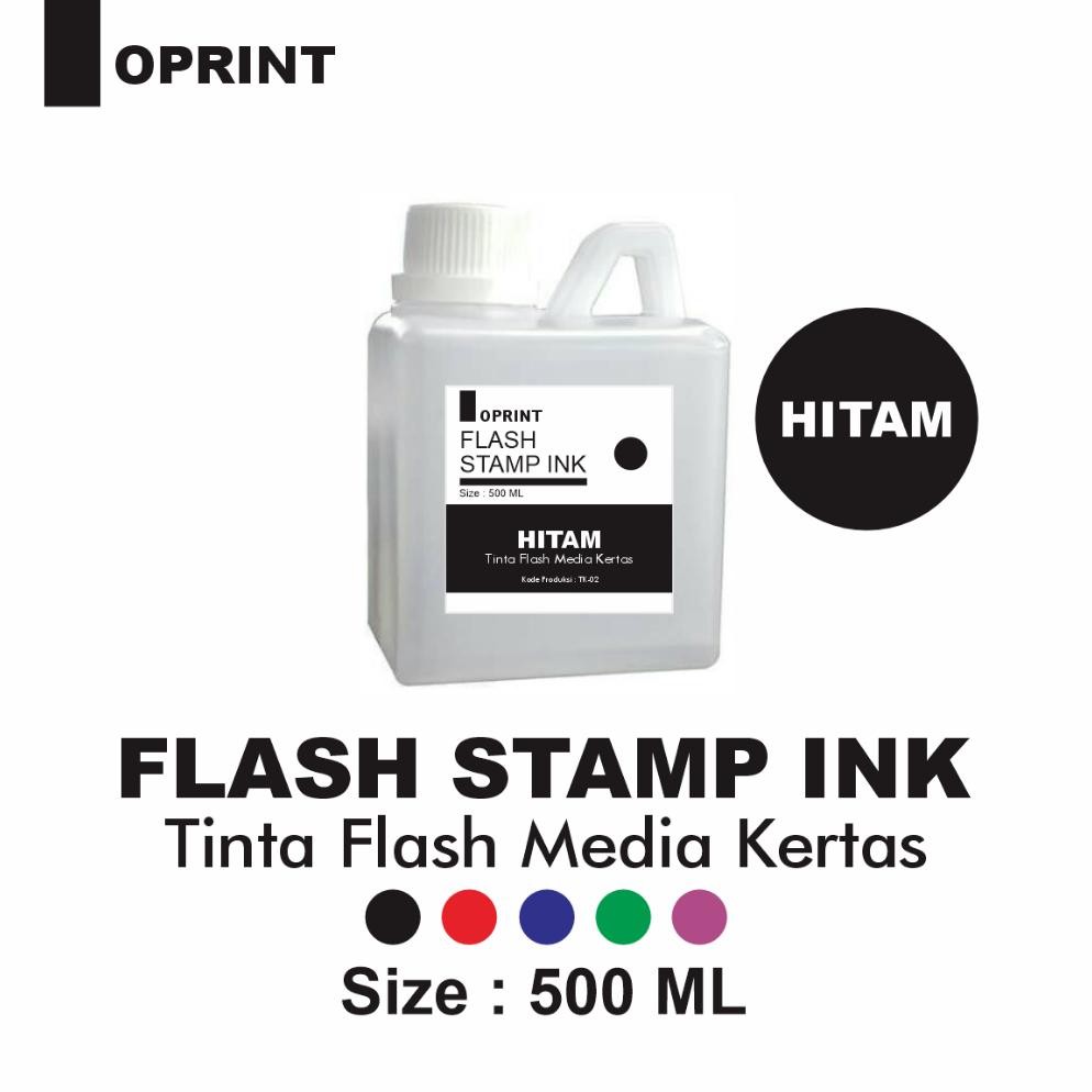

Tinta Stempel Flash Media KERTAS Size 500 ml