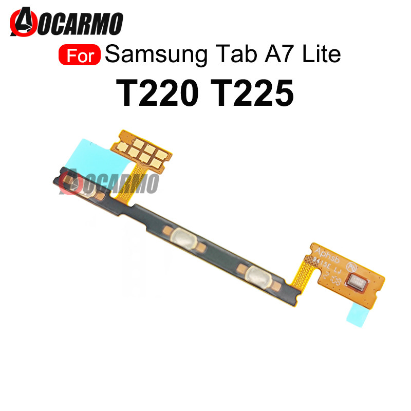 

1pcs untuk samsung galaxy tab a7 lite sm-t220 t225 power on off volume tombol atas bawah suku cadang