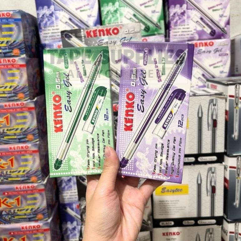 

Io-98 Pulpen Kenko Easy Gel 0.5 1Lusin (12 Pcs) Io-98
