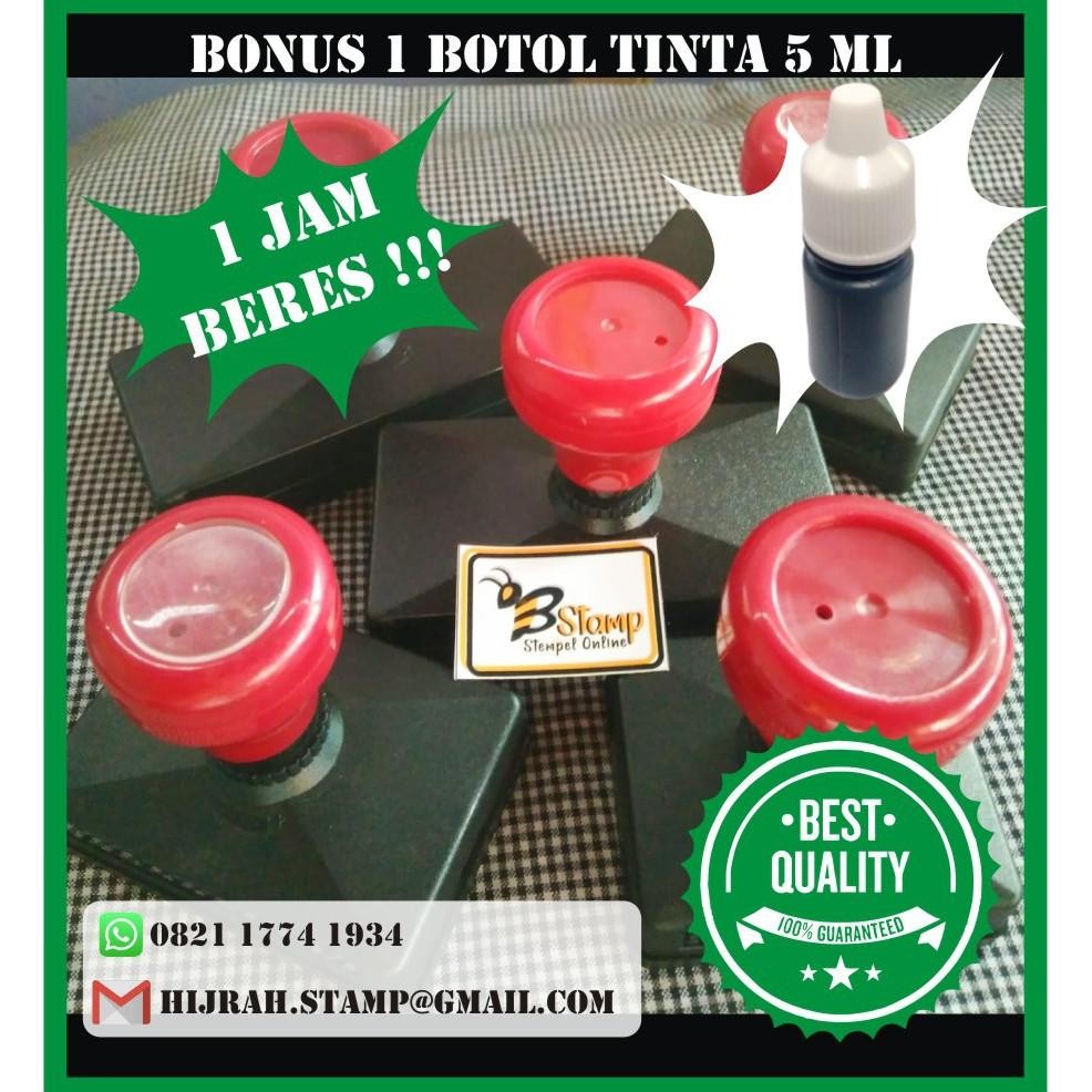 

Cetak Stempel Flash Persegi 4.1 cm BONUS TINTA