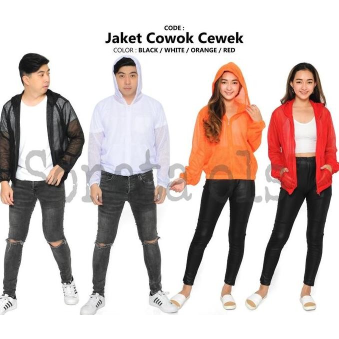 Jaket Jaring / Hoodie Jaring / Jaket Topi Jaring Unisex