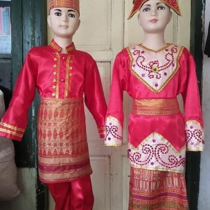 Pakaian Adat Palembang Anak Tk - Sd / Baju Pakaian Adat Palembang