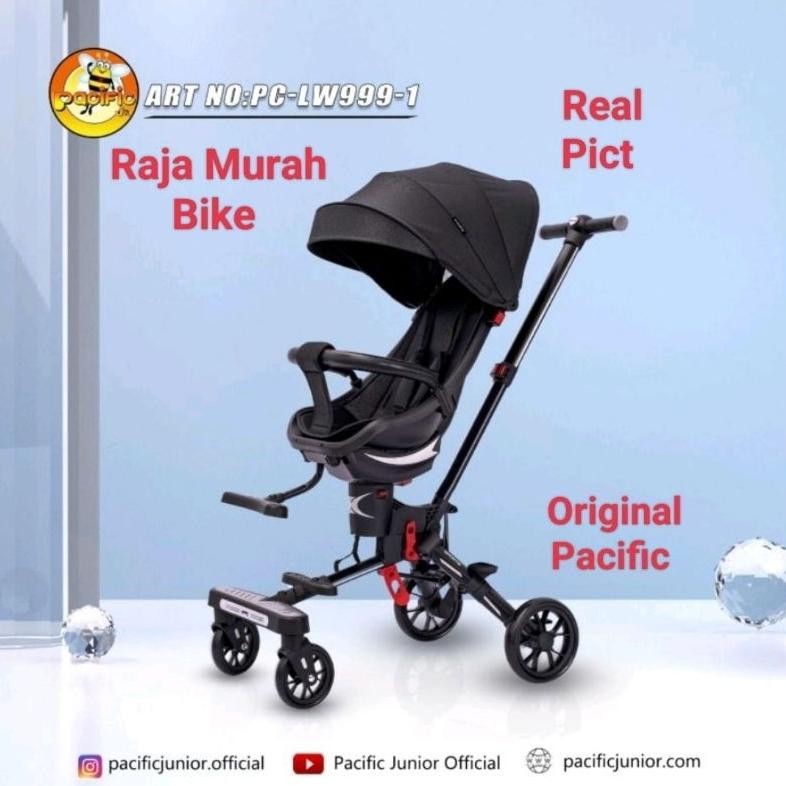 Kereta Dorong Magic Stroller Pacific LW 999-1 Sepeda Stroller Pacific 999-1 AST