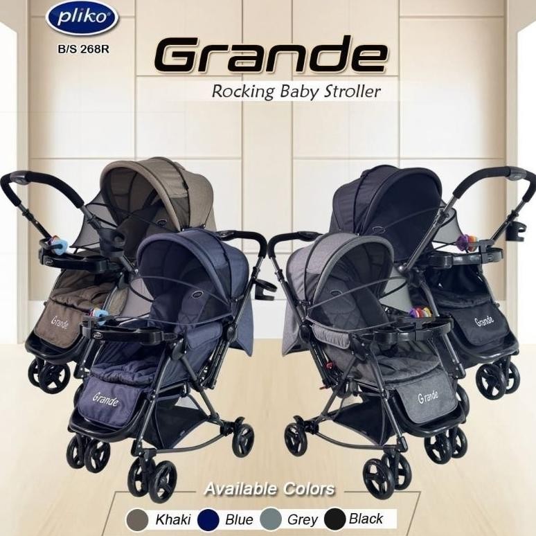 Stroller pliko Grande BS268 / Stroller Bayi Dua Arah / Stroller Bayi AST