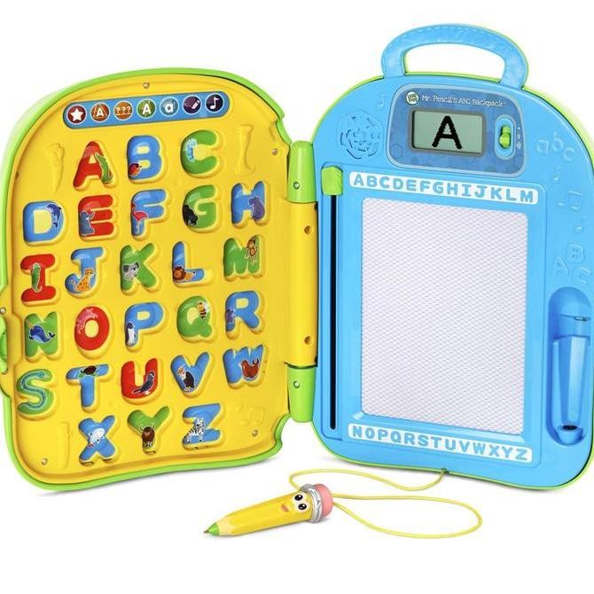 Leapfrog mr Pencil Go With Me Alphabet ABC Backpack Blue