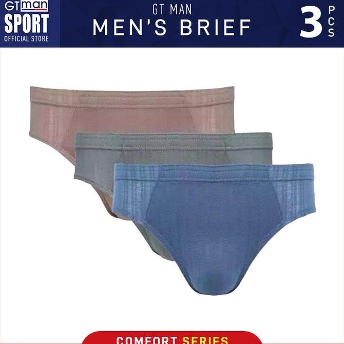 Celana Dalam Pria GT MAN GMKM Isi 3 Pcs - Briefs Men Underwear