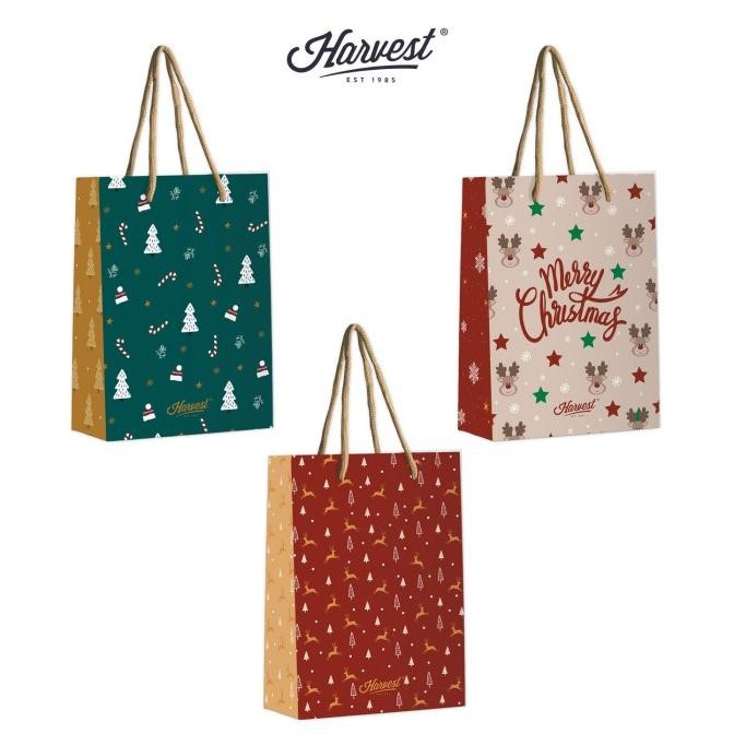 

MINDU Paper Bag Natal / Christmas Harvest Rejoice Xmas (L) - Paket isi 3