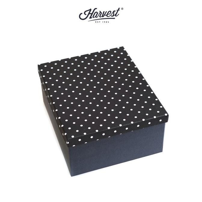 

MINDU Kotak Kado / Box Motif Harvest Glam Vibes - Black Mono