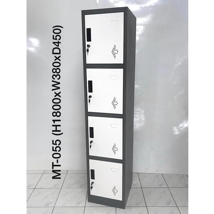 Loker Besi 4 Pintu / Loker Kantor Dokumen / Loker Besi 2 Warna Fiesta Co