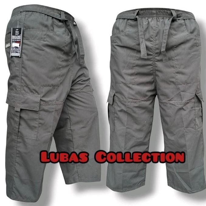 Celana Pangsi Sirwal Pria Dewasa/Celana Kargo Rempel Bigger