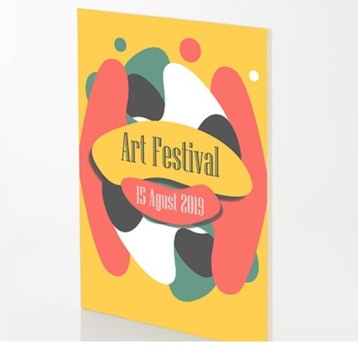 MINDU hanging board foam board promosi / foam KD board sudah termasuk cetakan printing