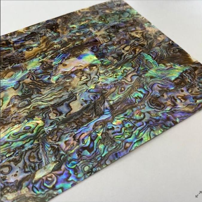 Bahan Inlay Pickguard Abalone Abalon 5mm Lembaran 23x13cm Original