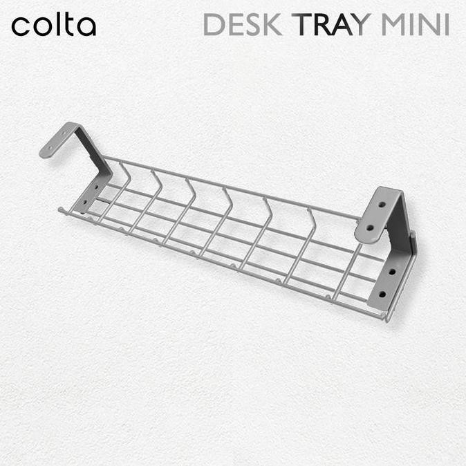 

JUAL Colta Under Desk Cable Tray Terminal Bracket Organizer Management Tatakan Kabel Stop Kontak