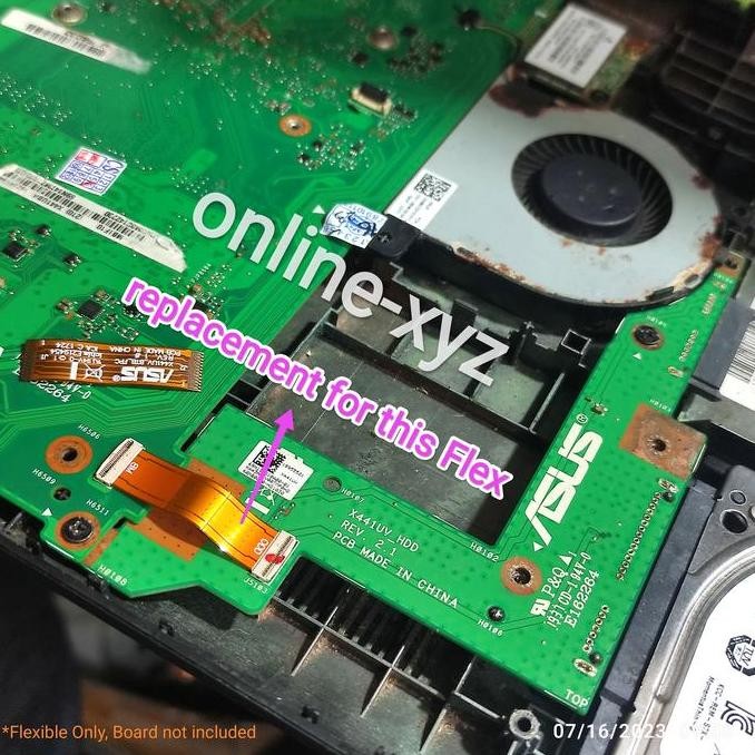 Kabel Flexible Hdd Odd Asus X441Uak X441Urk X441Uvk X441B X441Ba X441U New Stok