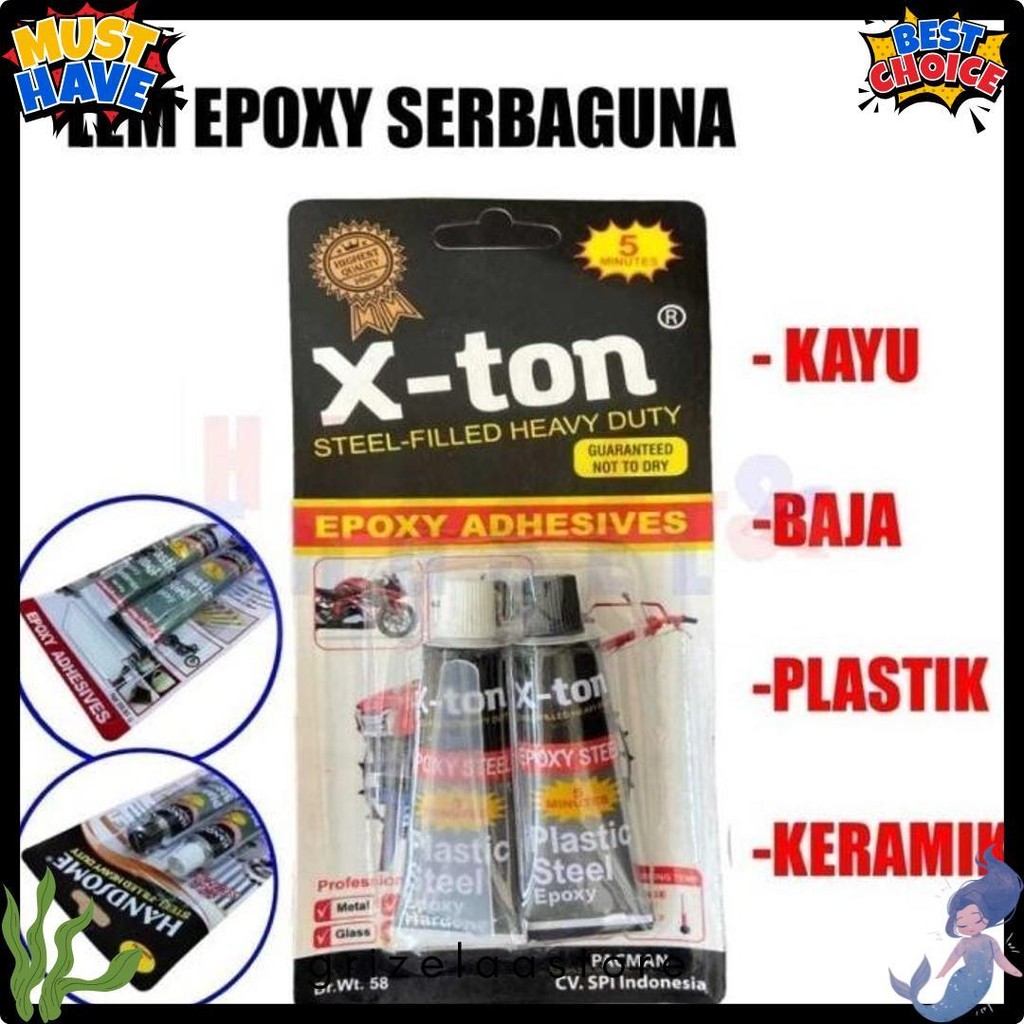 

Lem Epoxi Adhesip Lem Baja Besi Xtone X Tone Seperti Dextone Perekat 2 In 1 Kuat Tahan Panas Diskon Setengah Harga