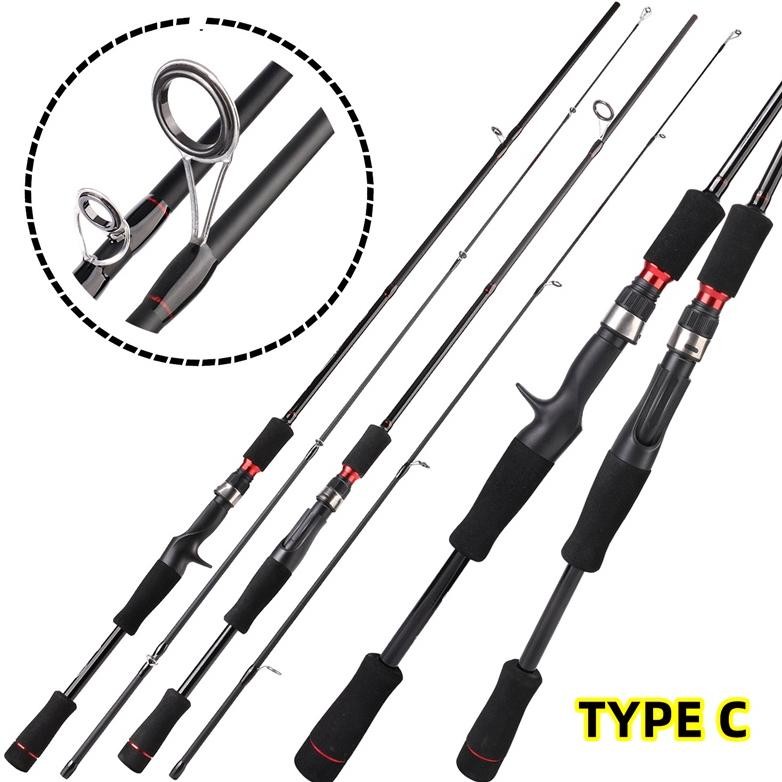 et-12 gd-8 ??Indonesia Spot??Daiwa fishing rod Joran Pancing Carbon Sutet 2 Bagian Tongkat Pancing P