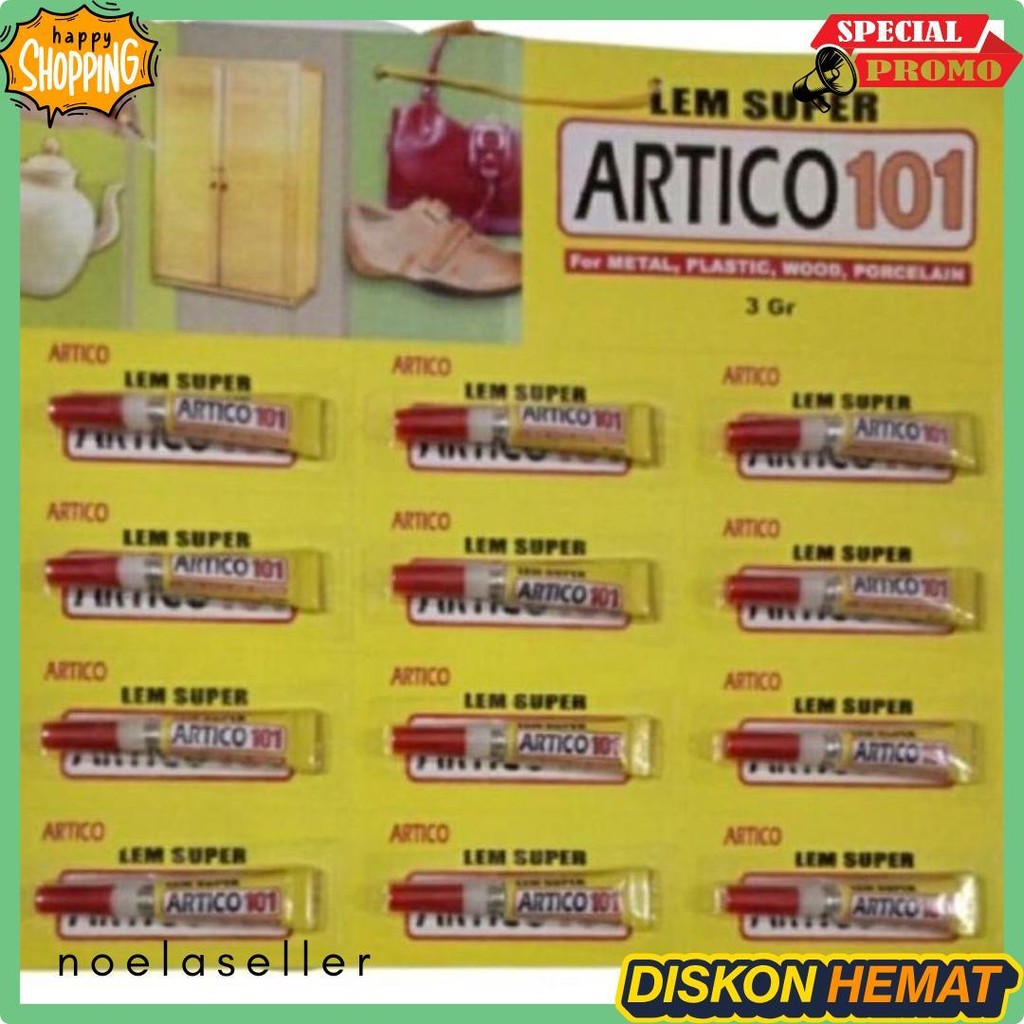 

(12Pcs) Lem Artico 101 Terlengkap Dan Termurah