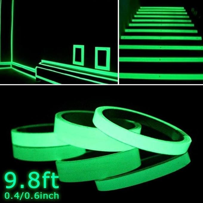 

PROMO Lakban Glow In The Dark Isolasi Menyala Stiker Fosfor Tape 1.5cm x 10m