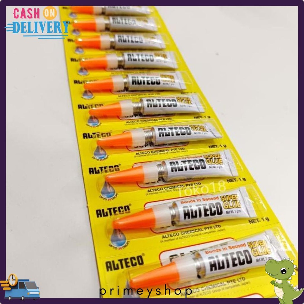 

1 Lembar Lem Alteco Japan Isi 12 Pcs(Netto 1G) Diskon